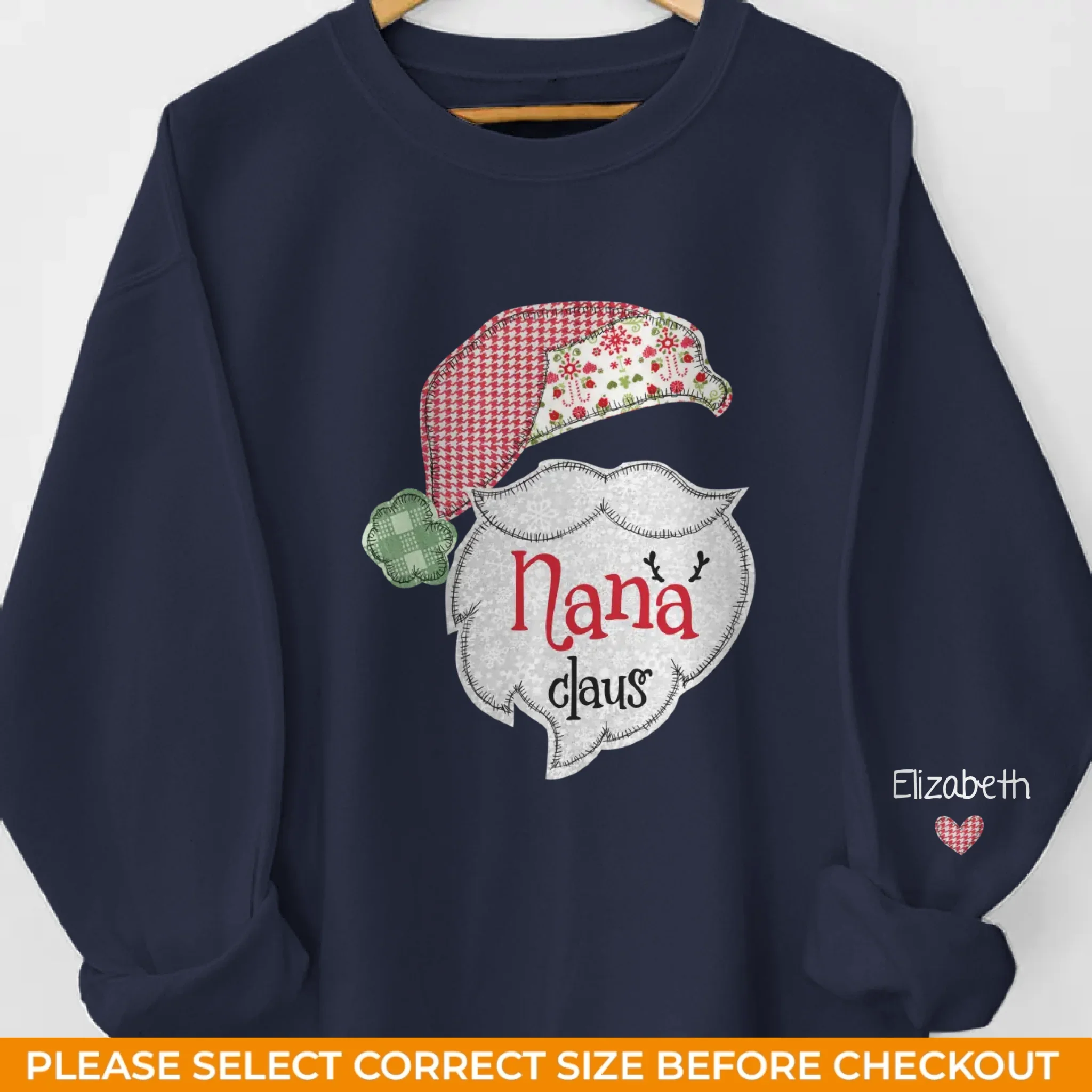 The Love Of A Mother Brightens Every Moment - Family Personalized Custom Unisex Sweatshirt With Design On Sleeve - Christmas Gift For Mom, Grandma - Image 2