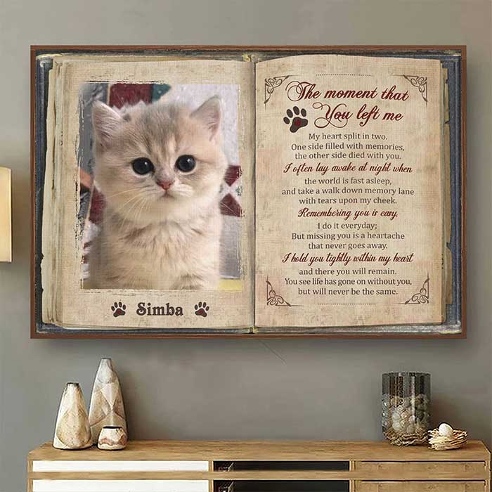 The Moment That You Left Me - Upload Image, Personalized Horizontal Poster - Image 2
