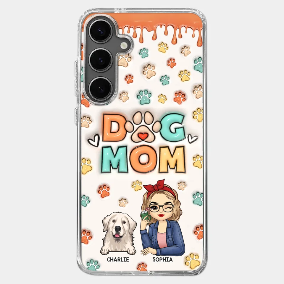 The Road To My Heart Is Filled With Paw Prints - Dog & Cat Personalized Custom 3D Inflated Effect Printed Clear Phone Case - Gift For Pet Owners, Pet Lovers - Image 42