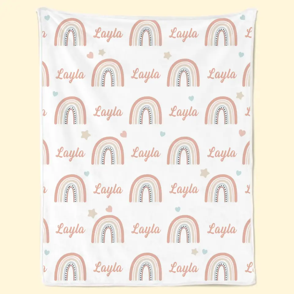 The Scent Of Baby Powder And Unconditional Love - Family Personalized Custom Blanket - Gift For Baby Kids, Newborn Baby - Image 2