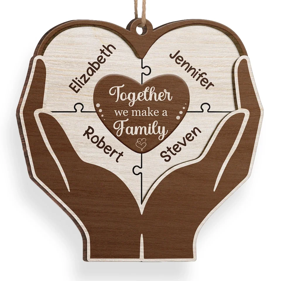The True Spirit Of Christmas Lies In Your Heart - Family Personalized Custom Ornament - Wood Custom Shaped - Christmas Gift For Family Members - Image 3