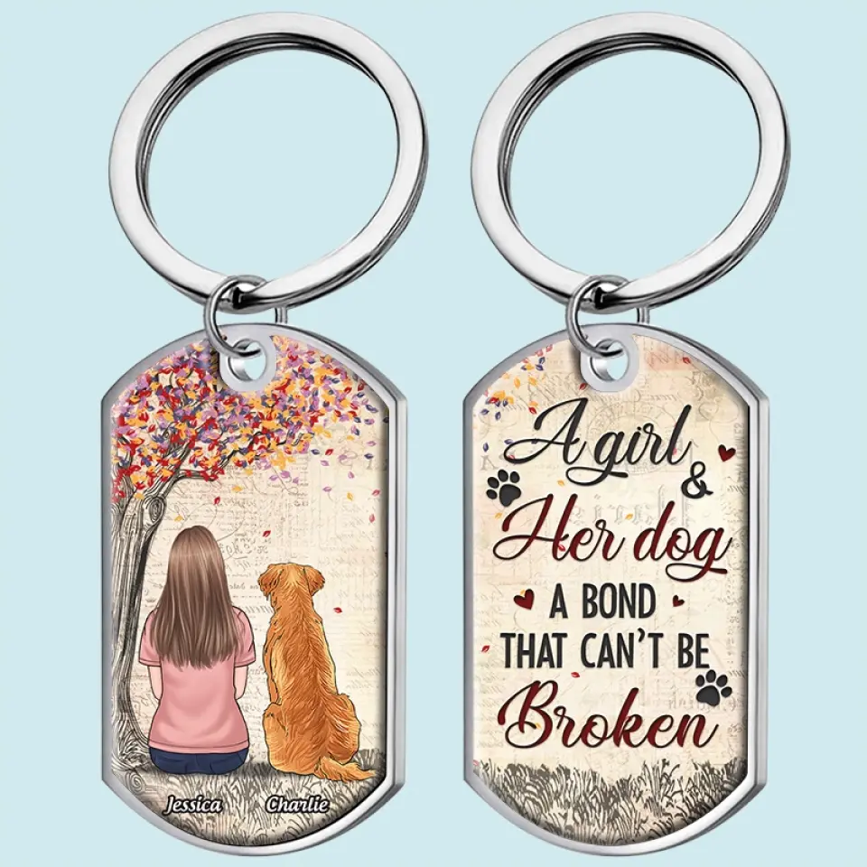 Their Warm Presence And Companionship Will Be Deeply Missed - Memorial Personalized Custom Keychain - Sympathy Gift For Pet Owners, Pet Lovers