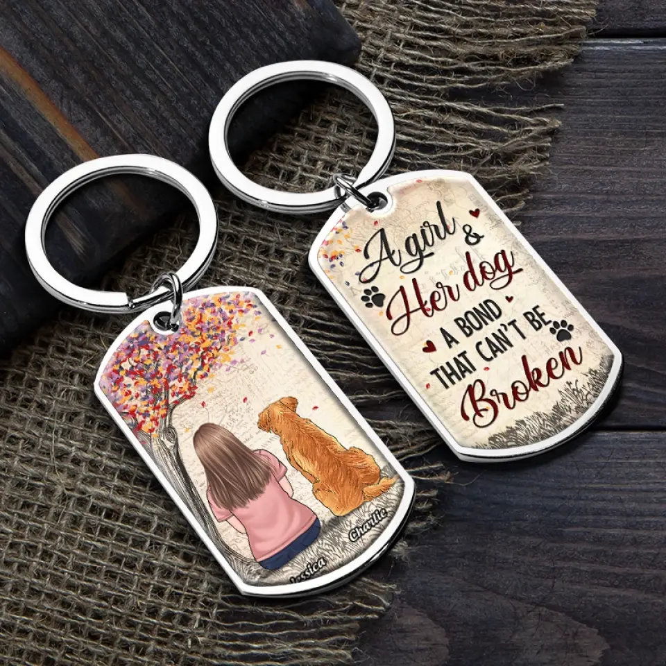 Their Warm Presence And Companionship Will Be Deeply Missed - Memorial Personalized Custom Keychain - Sympathy Gift For Pet Owners, Pet Lovers - Image 4