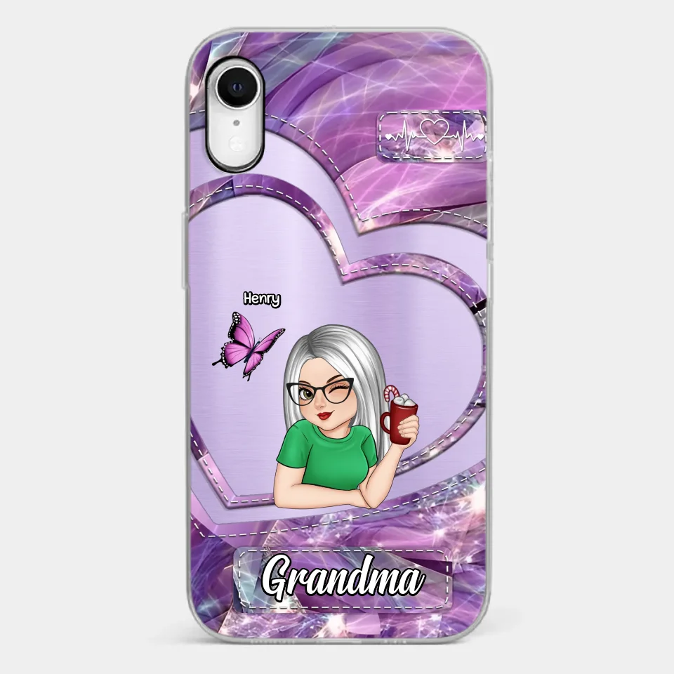 There's No Place Like Home Except Grandma's - Family Personalized Custom Clear Phone Case - Gift For Grandma - Image 26