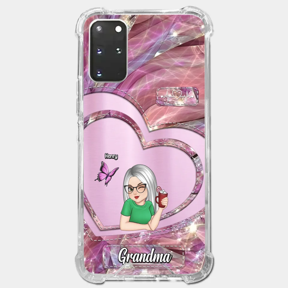 There's No Place Like Home Except Grandma's - Family Personalized Custom Clear Phone Case - Gift For Grandma - Image 40