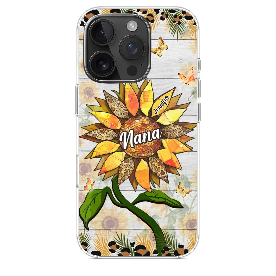 To The Wonderful Woman - Family Personalized Custom Clear Phone Case - Gift For Mom, Grandma - Image 34