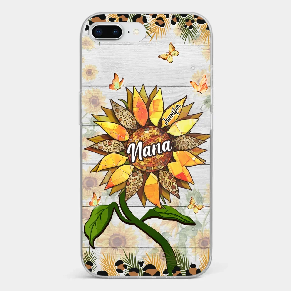 To The Wonderful Woman - Family Personalized Custom Clear Phone Case - Gift For Mom, Grandma - Image 4