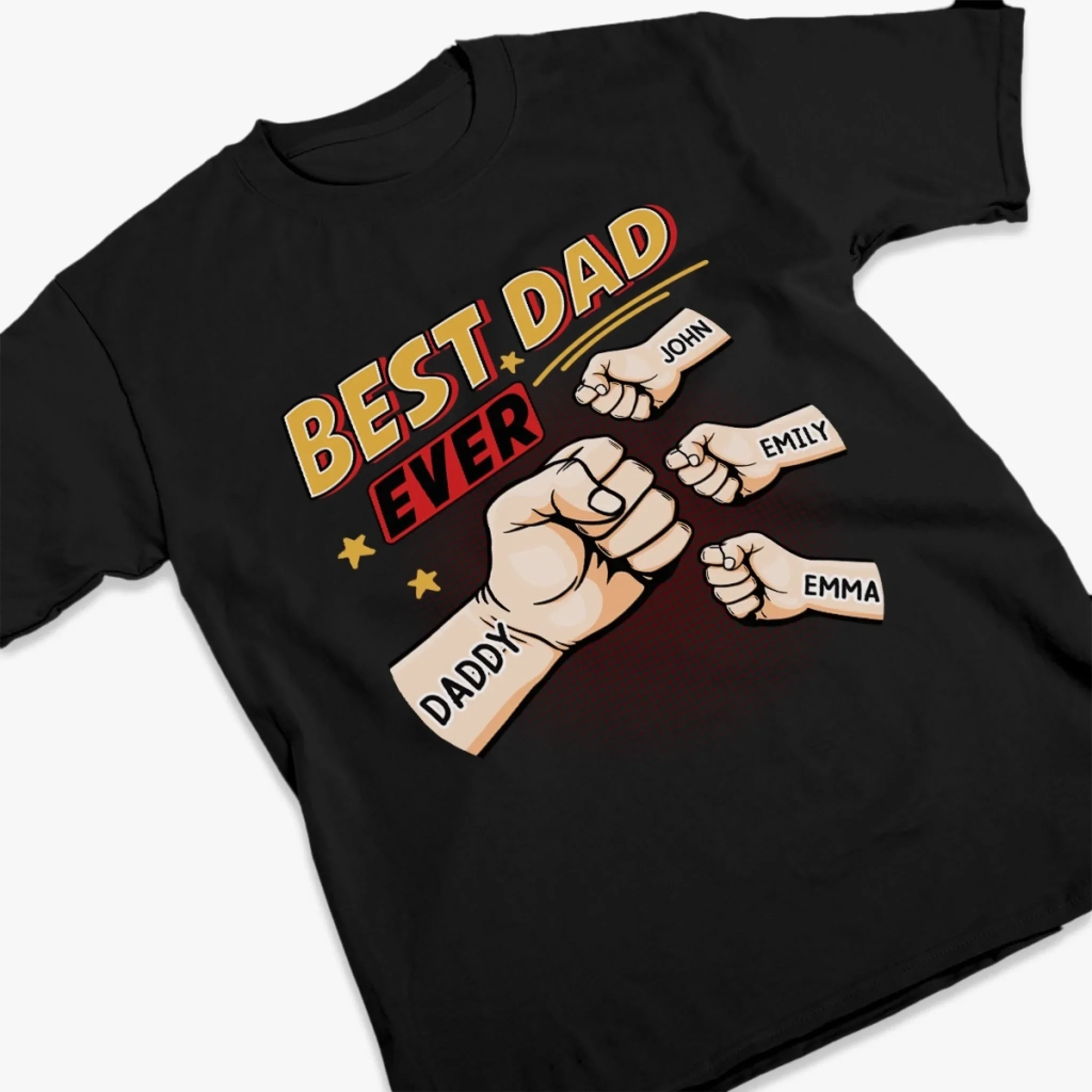 To Who We Love The Most - Family Personalized Custom Unisex T-shirt, Premium T-shirt, Hoodie - Father's Day, Gift For Dad, Grandpa - Image 3