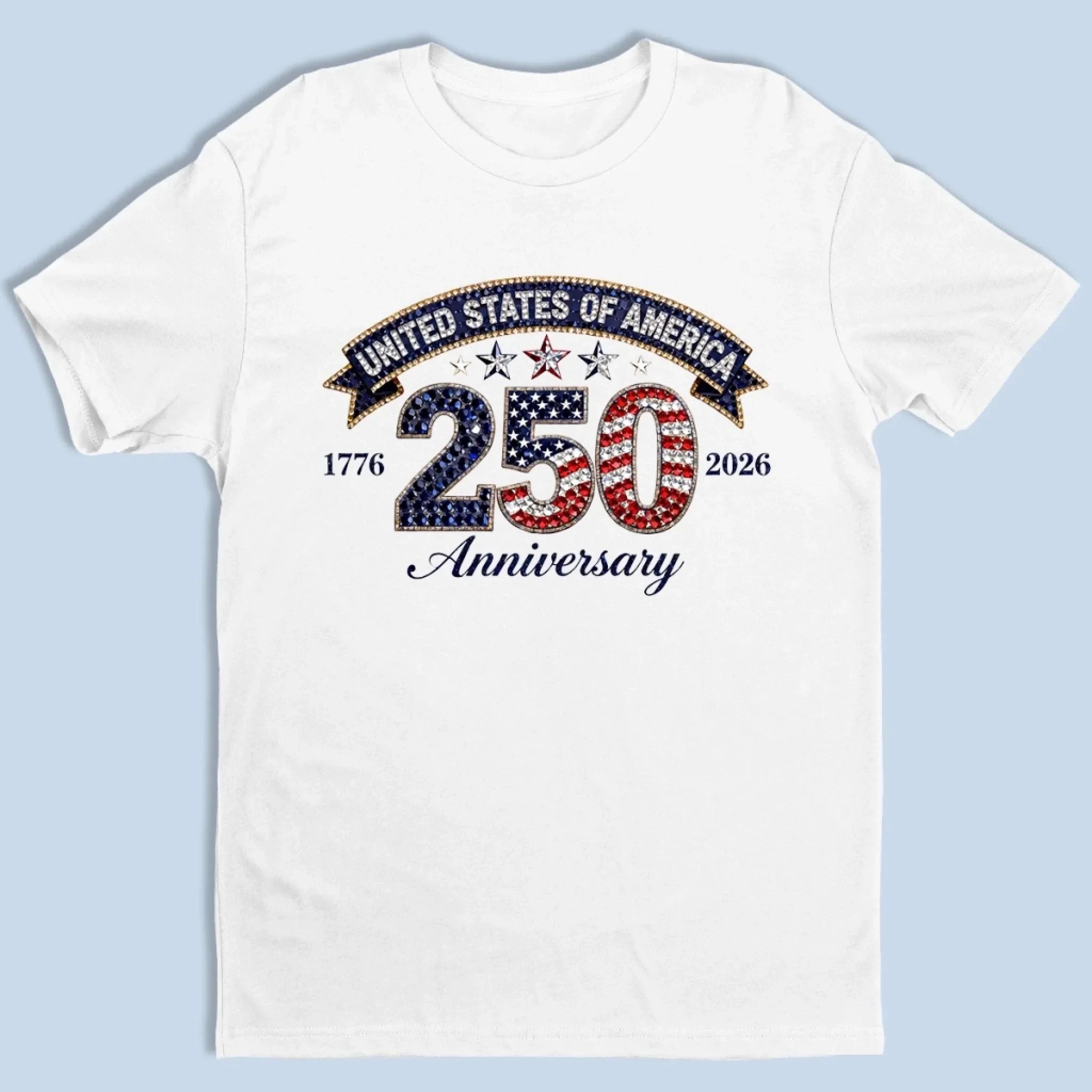 Unisex T-shirt, Premium T-shirt, Hoodie - America 250th Anniversary Gifts For Men And Women - Patriot Since Day One - Image 5