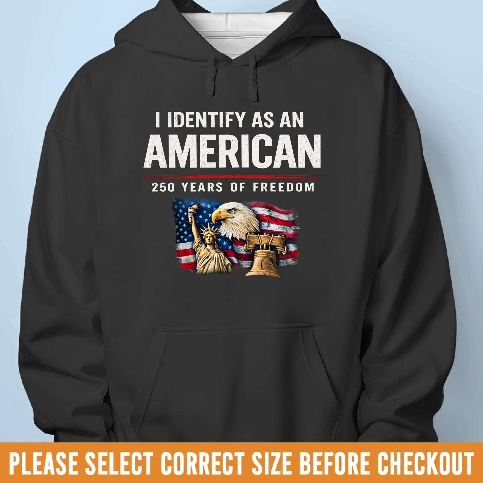 Unisex T-shirt, Premium T-shirt, Hoodie - America 250th Anniversary Gifts For Men And Women - Together We Celebrate Freedom - Image 8