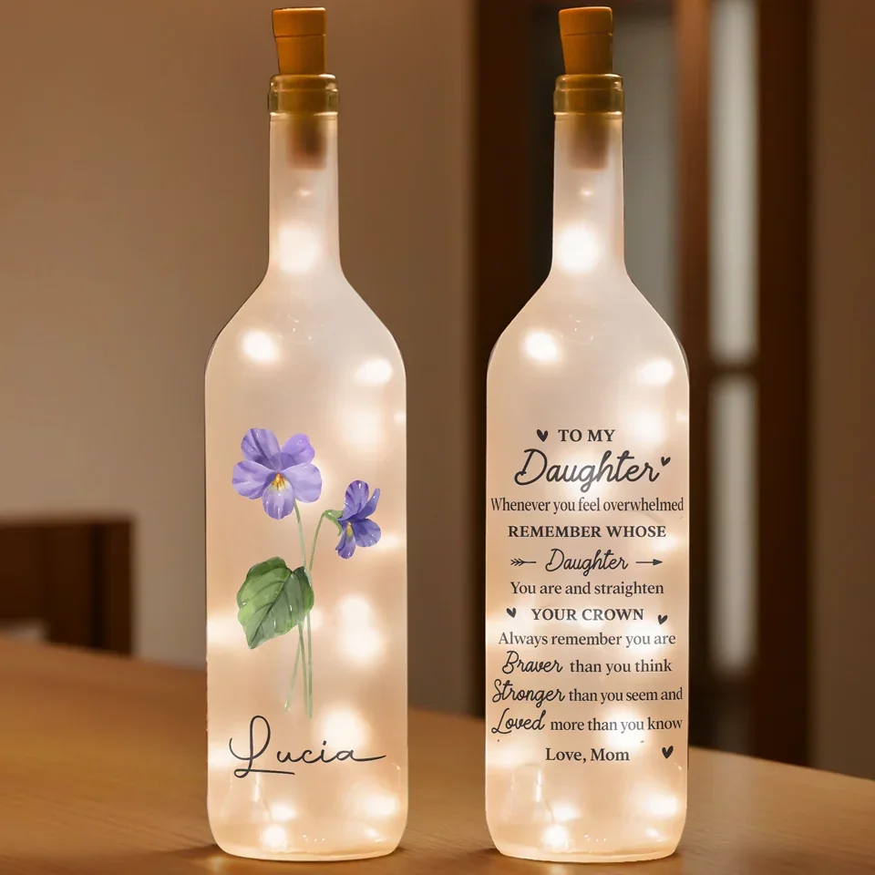 Watching You Grow Fills My Heart With Pride - Family Personalized Custom Bottle Lamp - Gift For Son, Daughter, Grandson, Granddaughter - Image 3