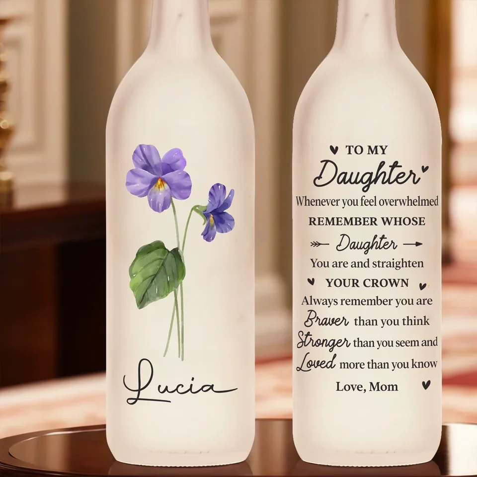 Watching You Grow Fills My Heart With Pride - Family Personalized Custom Bottle Lamp - Gift For Son, Daughter, Grandson, Granddaughter - Image 4