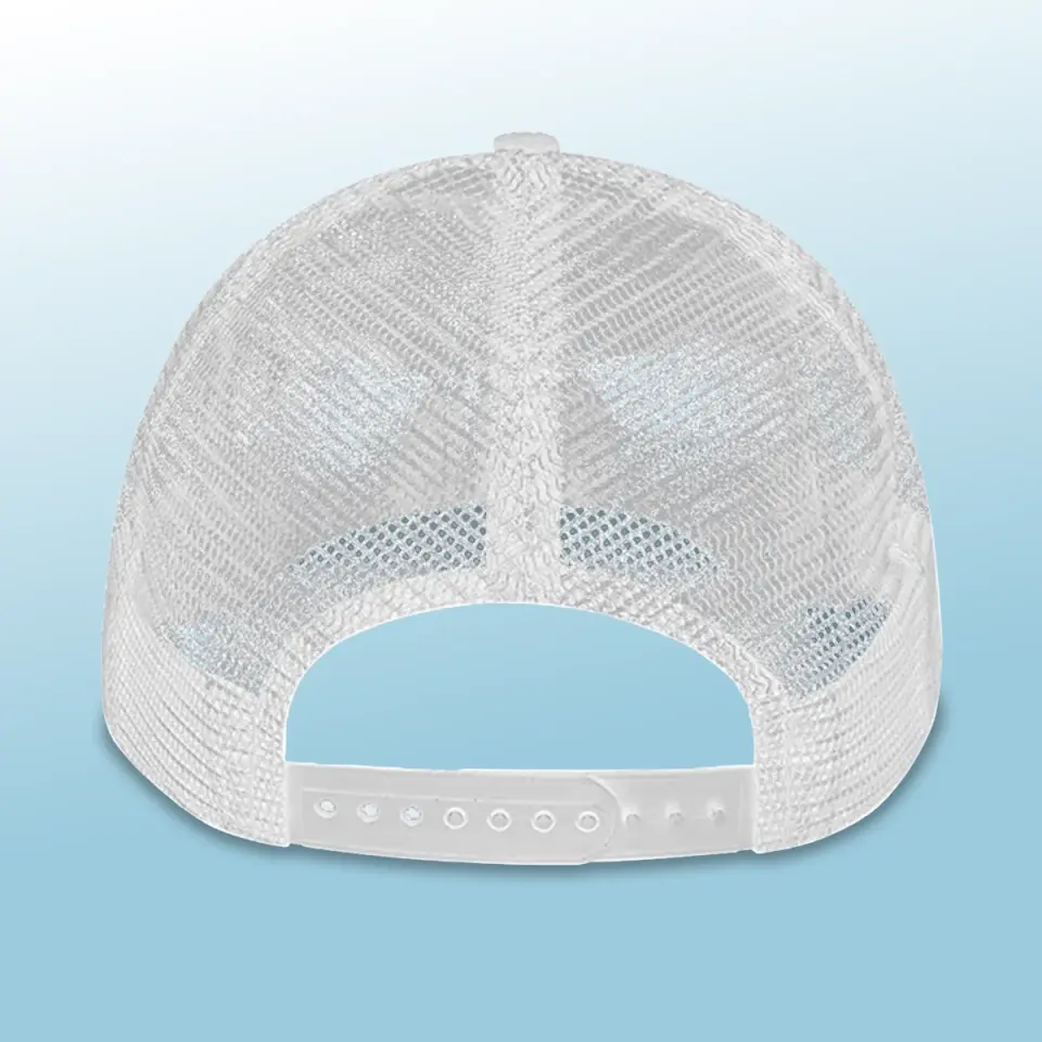 We Are Born Of Love - Family Personalized Custom Mesh-back Baseball Cap, Baseball Trucker Cap - Gift For Mom, Grandma - Image 5