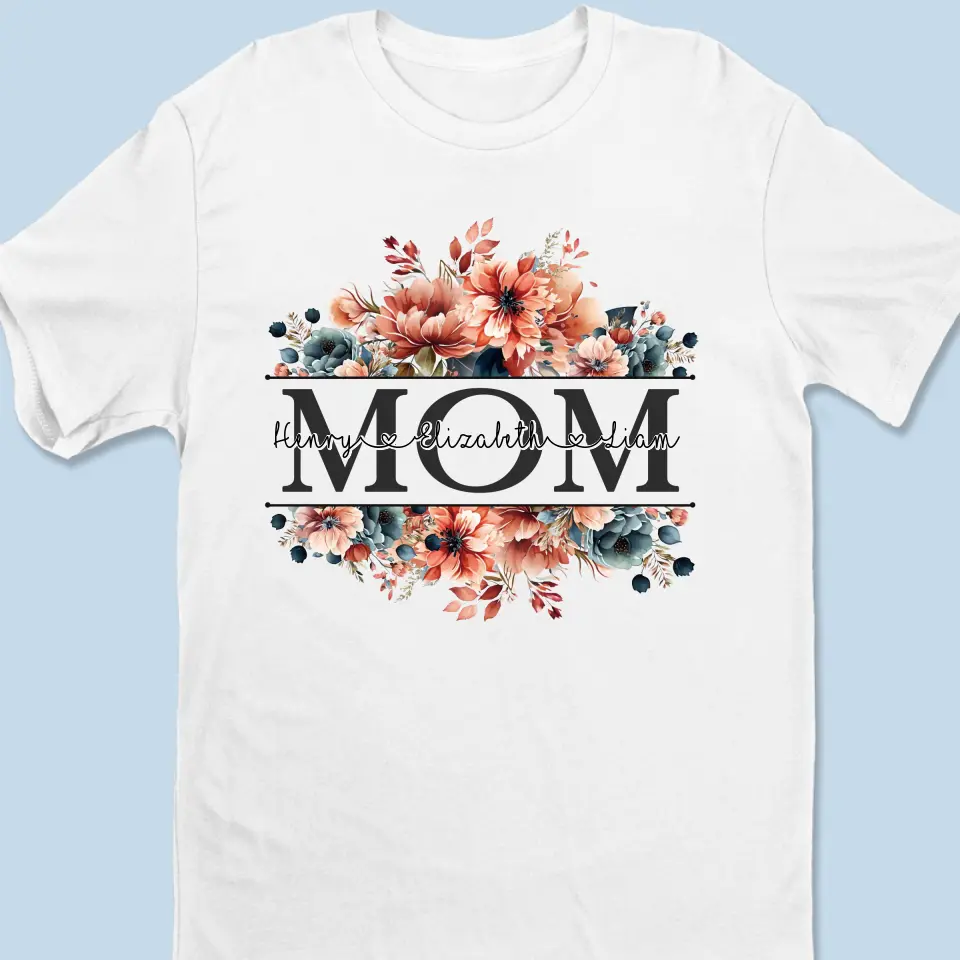 We Are Born Of Love - Family Personalized Custom Unisex T-shirt, Hoodie, Sweatshirt - Mother's Day, Gift For Mom, Grandma - Image 2