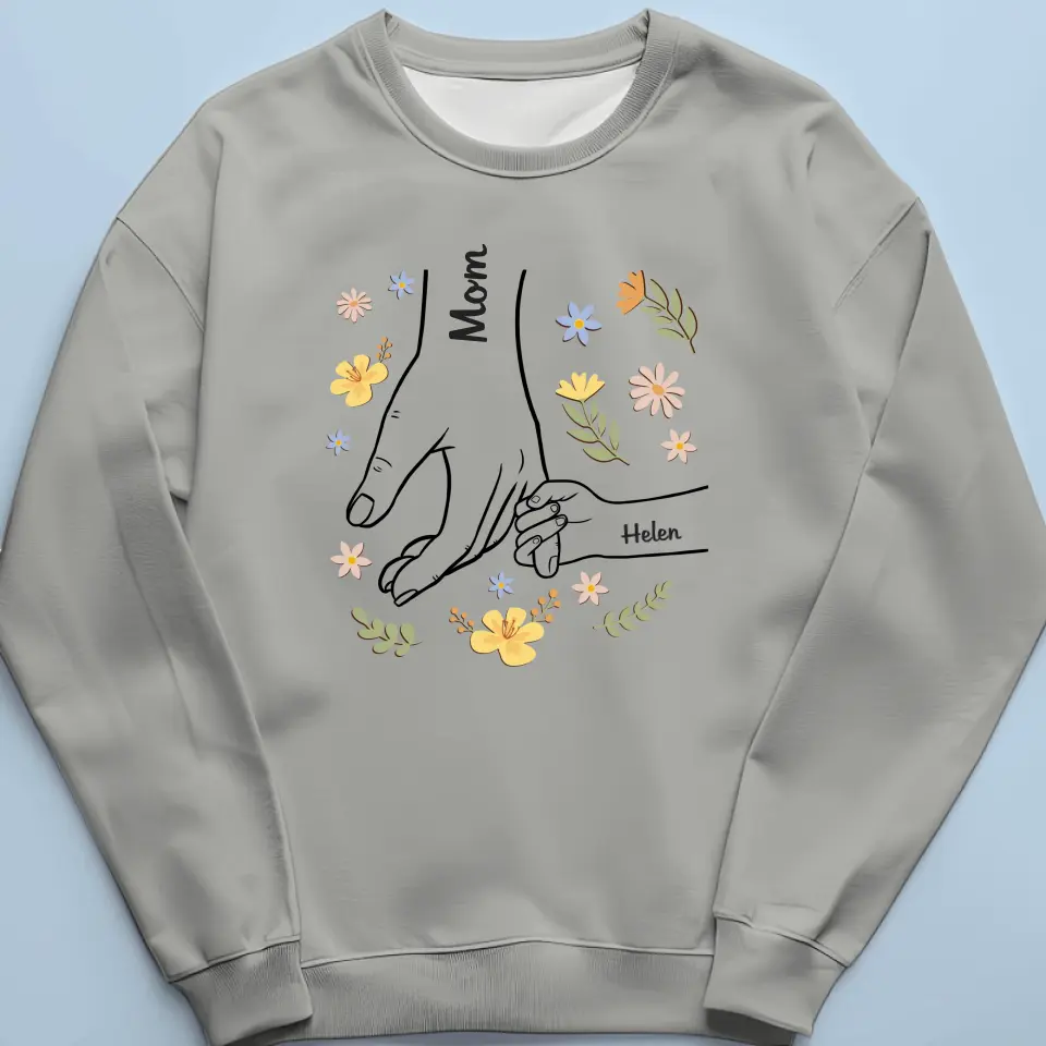 We Are Born Of Love, Love Is Our Mummy - Family Personalized Custom Unisex T-shirt, Hoodie, Sweatshirt - Mother's Day, Gift For Mom, Grandma - Image 6