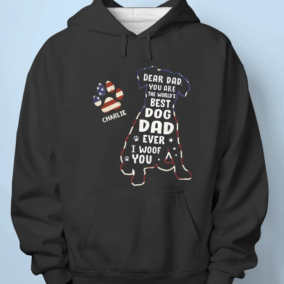 We Woof You Forever - Dog Personalized Custom Unisex T-shirt, Hoodie, Sweatshirt - Father's Day, Gift For Pet Owners, Pet Lovers - Image 5