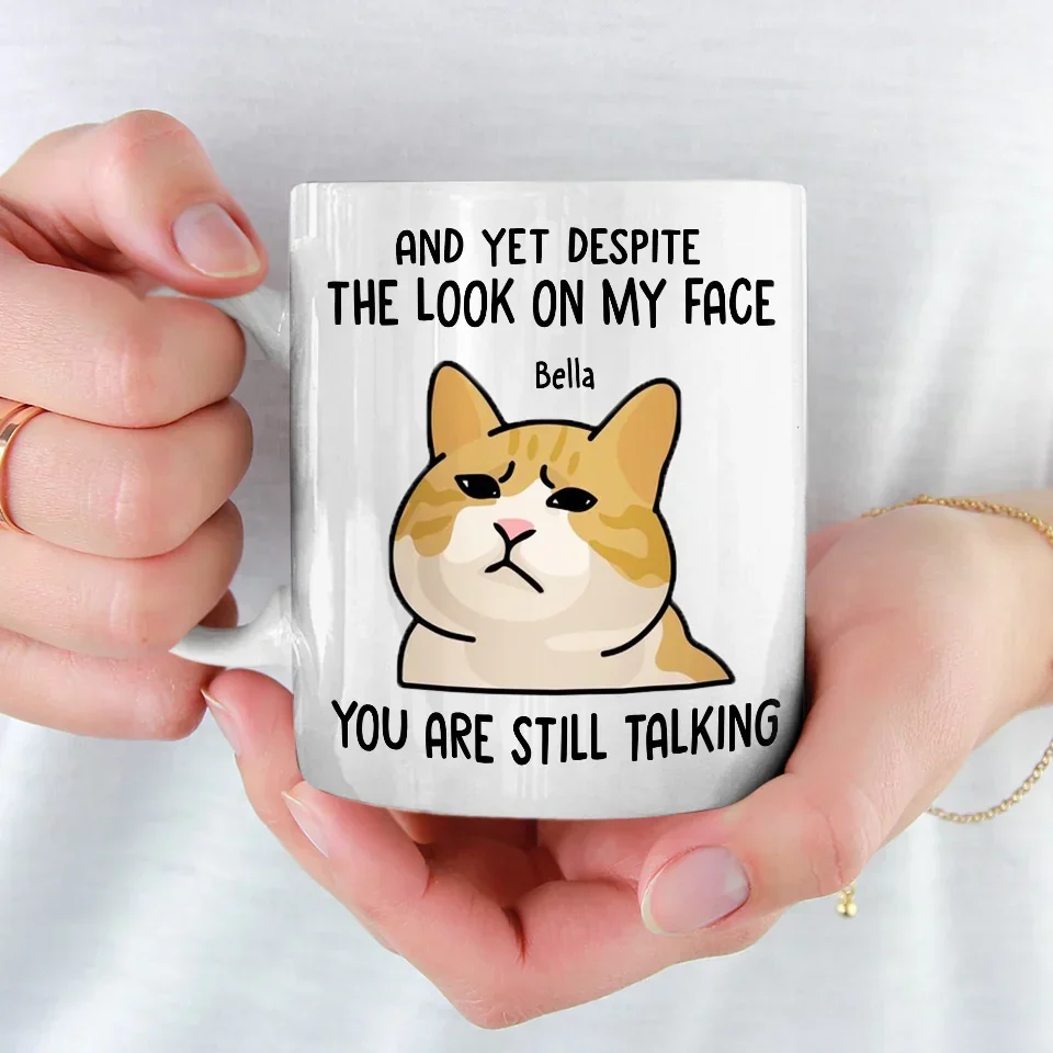 With My Expression Saying Enough - Friend Personalized Custom Mug - Christmas Gift, Birthday Gift For Best Friends, Family Members, Coworkers, Yourself - Image 3