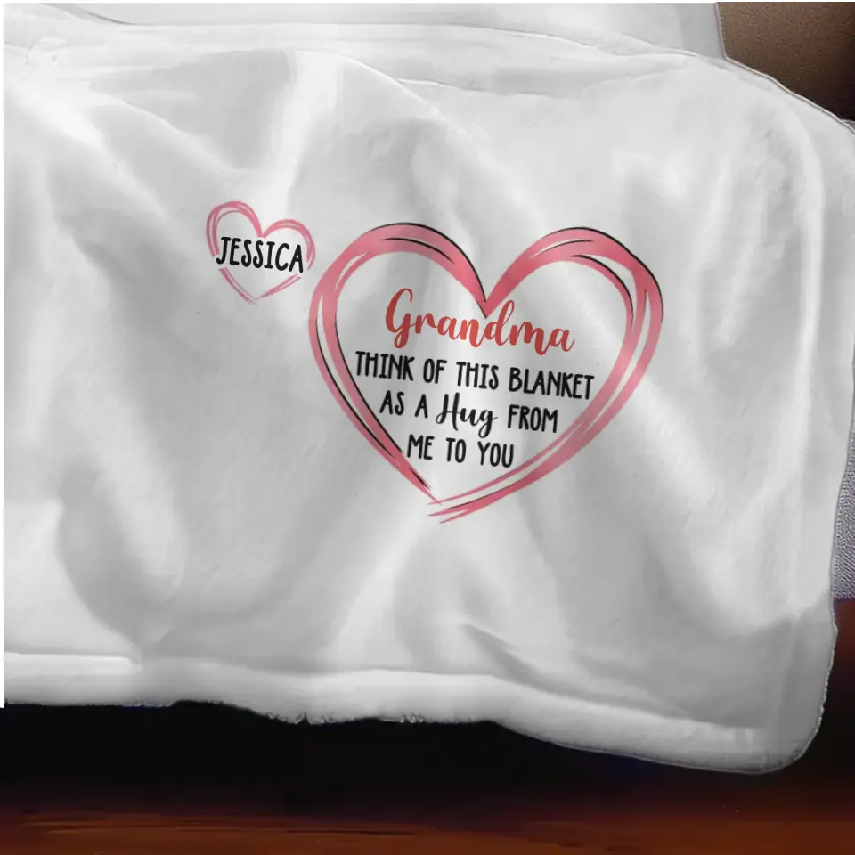 Wrap Yourself Up In Our Love - Family Personalized Custom Blanket - Mother's Day, Gift For Mom, Grandma - Image 9