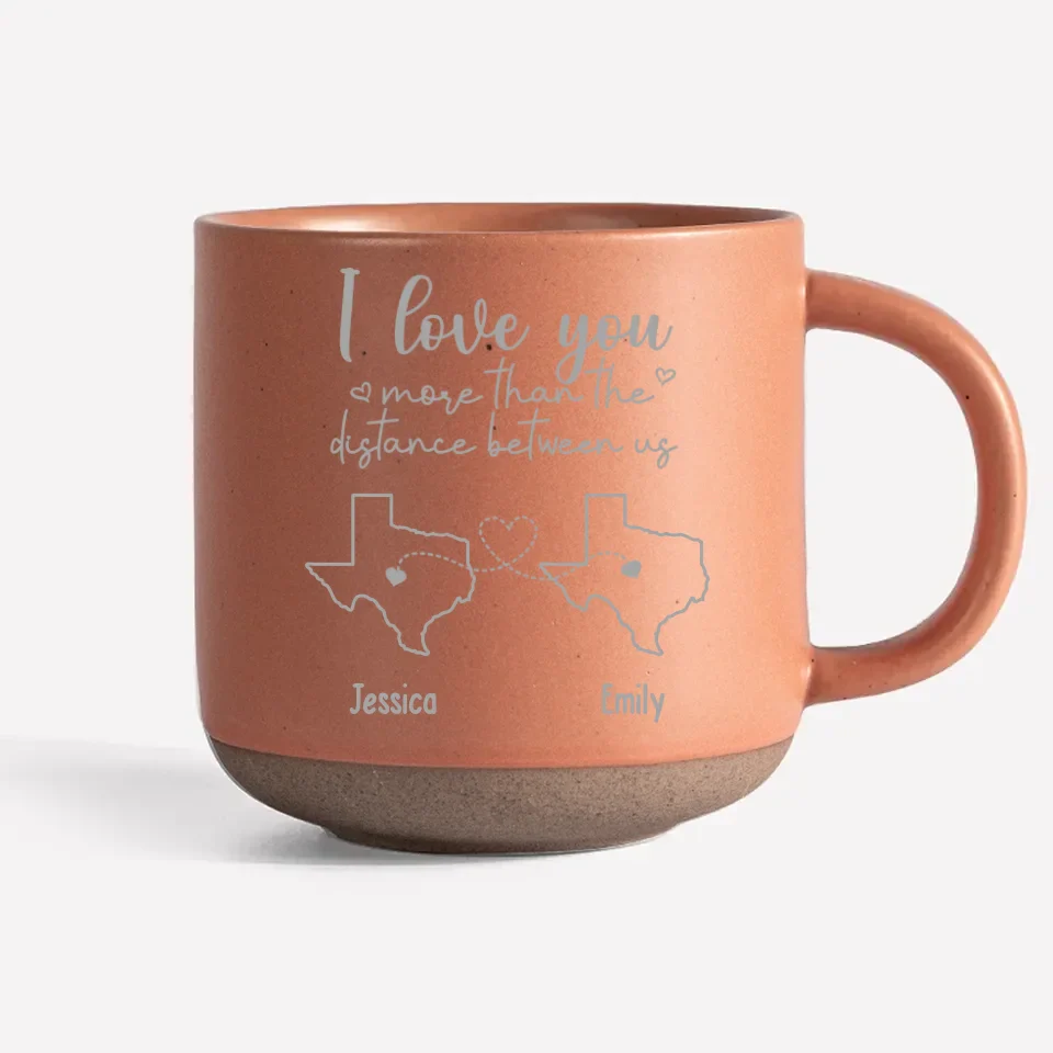 You And Me Are In This Together Always - Bestie Personalized Custom Pottery Mug - Gift For Best Friends, BFF, Sisters - Image 4