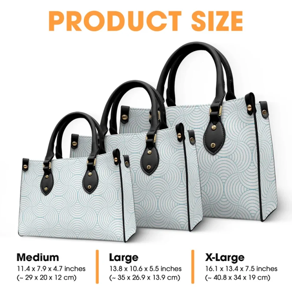 You Are My Guiding Star - Family Personalized Custom 3D Inflated Effect Printed Leather Handbag - Gift For Mom, Grandma - Image 6