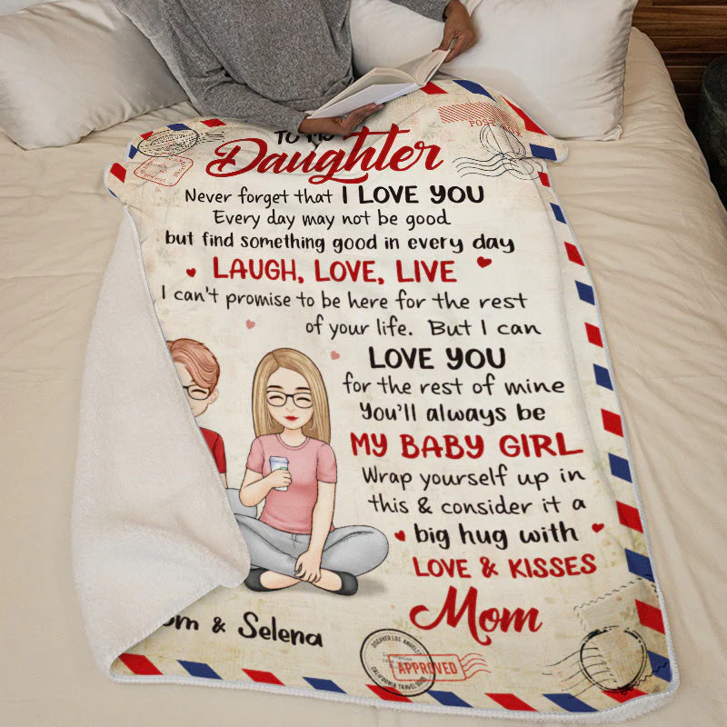 You Are My Heart And My Soul - Family Personalized Custom Blanket - Birthday Gift From Mom, Grandma - Image 5