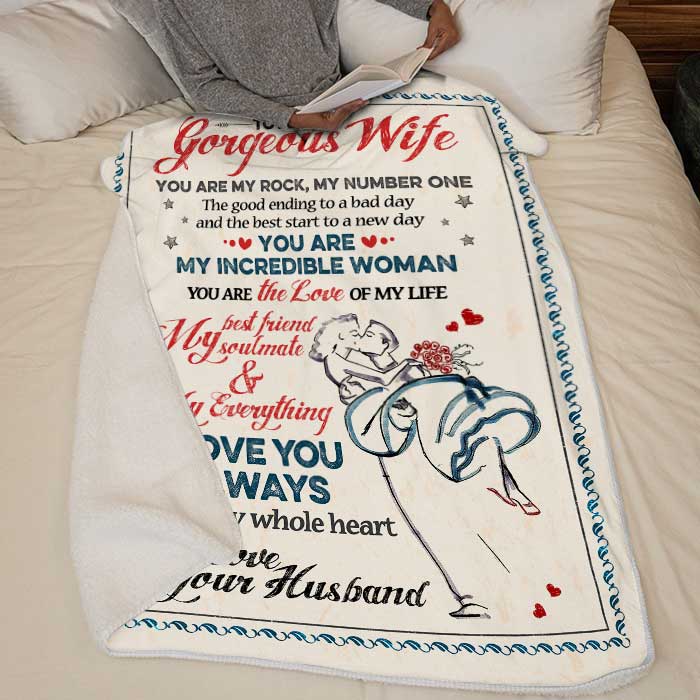 You Are My Incredible Woman - Gift For Couples, Blanket - Image 4
