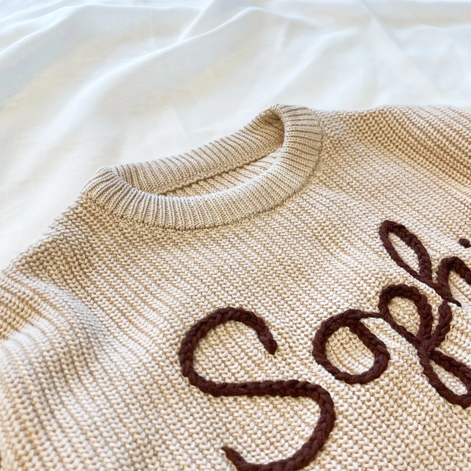 You Are My Sunshine - Family  Personalized Custom Baby Embroidered Sweatshirt - Gift For Baby Kids, Newborn Baby - Image 3