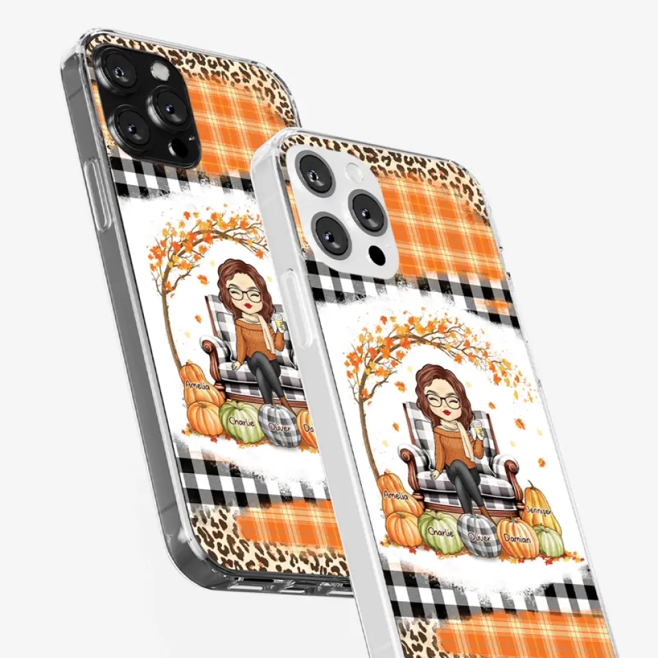 You Are The Epitome Of Awesome - Family Personalized Custom Clear Phone Case - Autumn Fall Gift For Grandma - Image 31