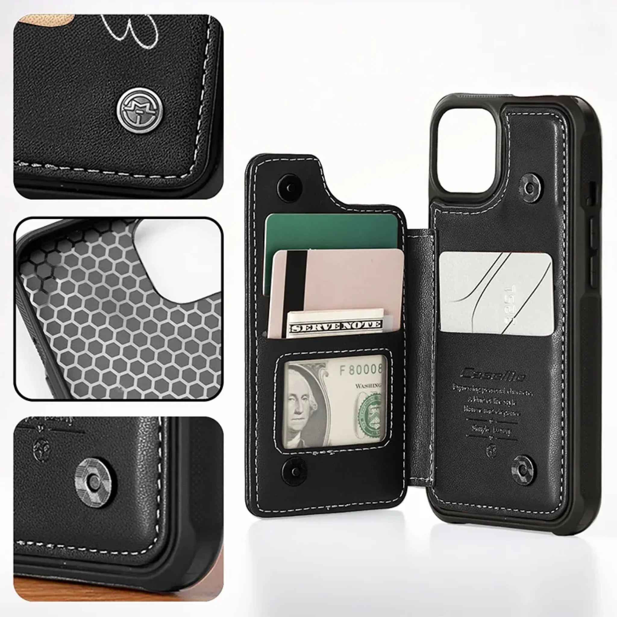 You Deserve Your Own Kindness - Family Personalized Custom Leather Flip Wallet Phone Case - Gift For Yourself, Best Friends, Siblings, Family Members - Image 8