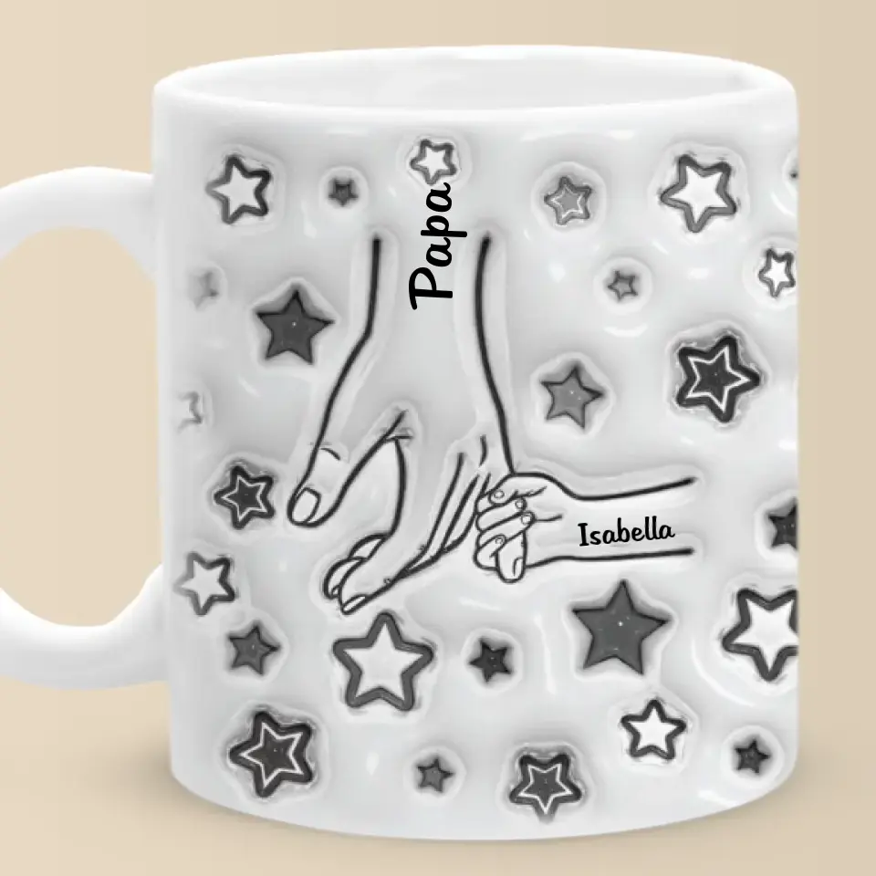 You Gotta Love Dads - Family Personalized Custom 3D Inflated Effect Printed Mug - Father's Day, Gift For Dad, Grandpa - Image 2