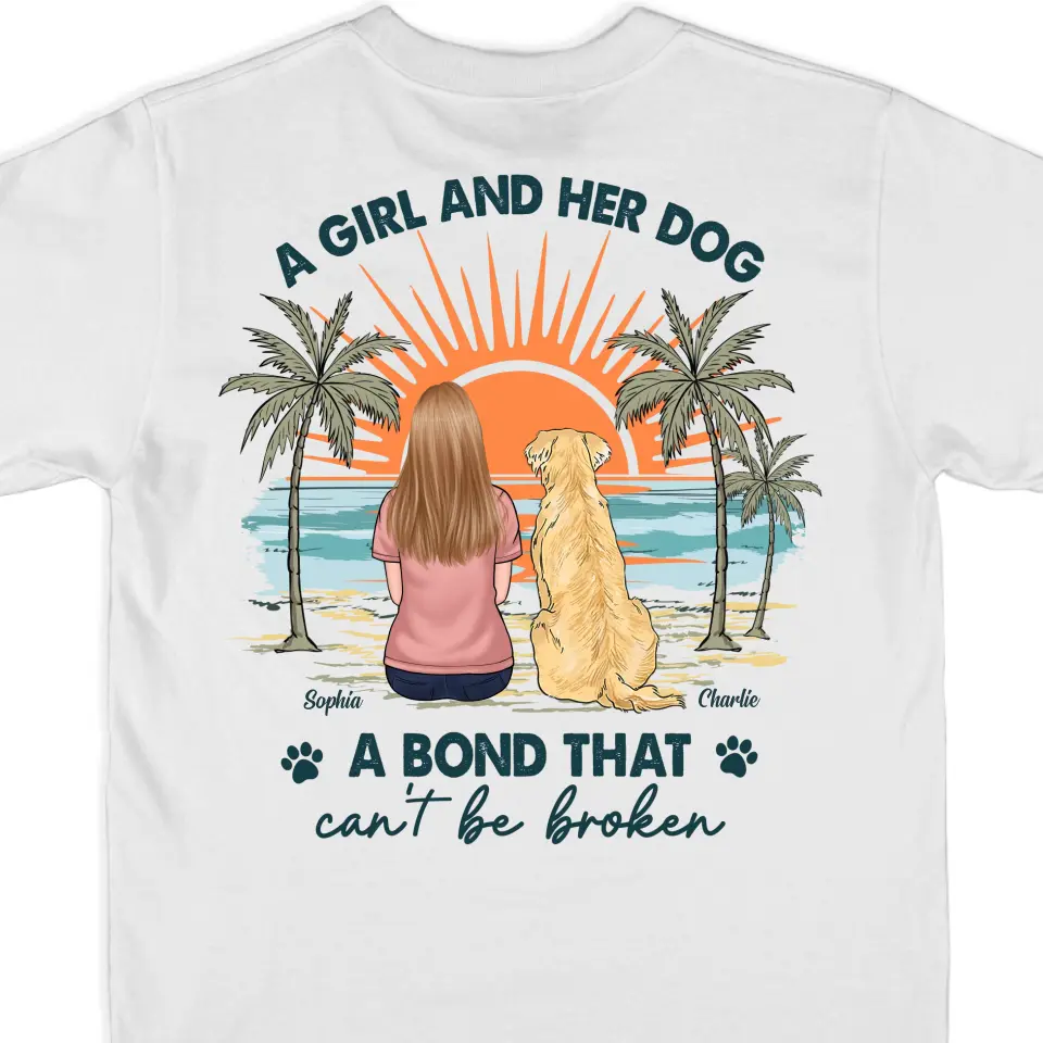 You Had Me At Woof - Dog Personalized Custom Back Printed Unisex T-shirt, Hoodie, Sweatshirt - Gift For Pet Owners, Pet Lovers - Image 2
