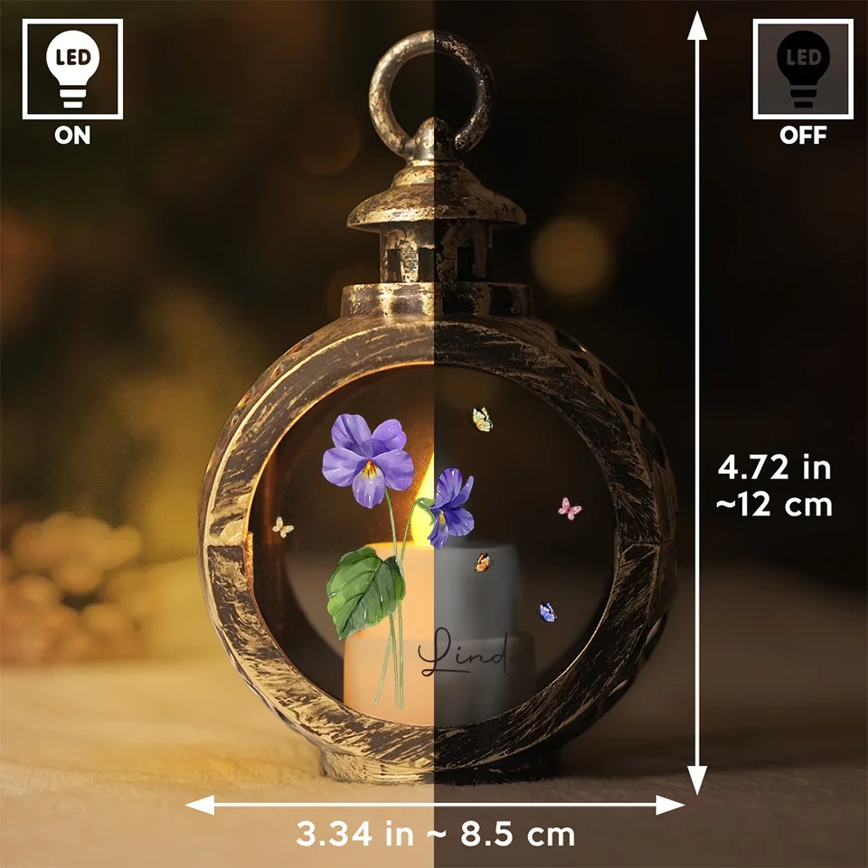 You Live Like A Flower - Bestie Candlelight Lantern Ornament - Christmas Gift For Best Friends, BFF, Sisters - Image 6