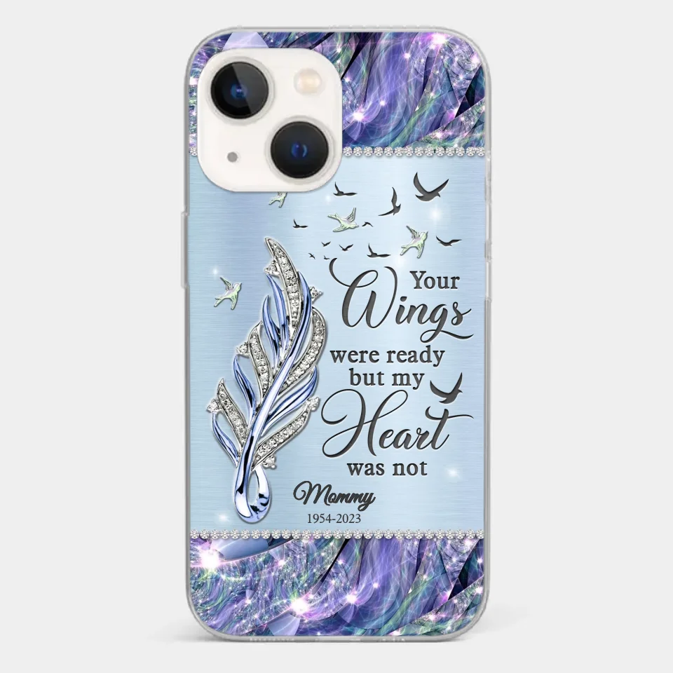 You'll Always Be In My Heart - Memorial Personalized Custom Clear Phone Case - Sympathy Gift For Family Members - Image 17