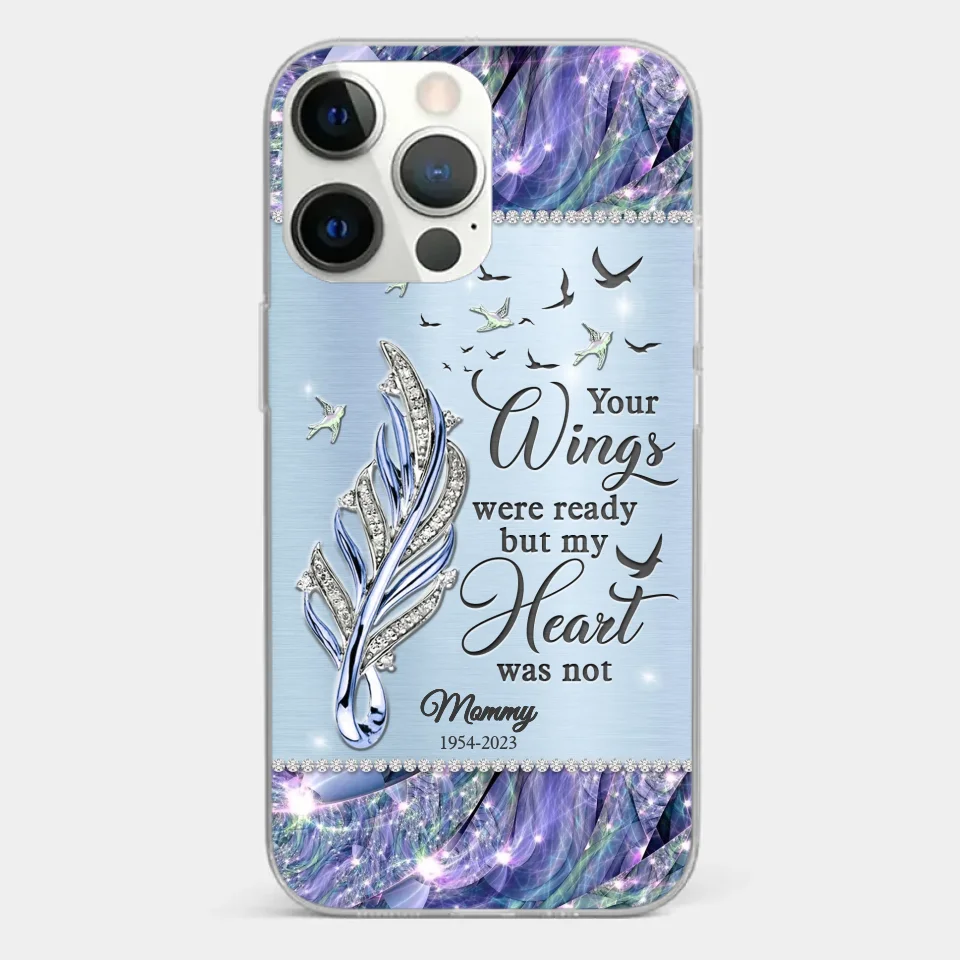 You'll Always Be In My Heart - Memorial Personalized Custom Clear Phone Case - Sympathy Gift For Family Members - Image 19