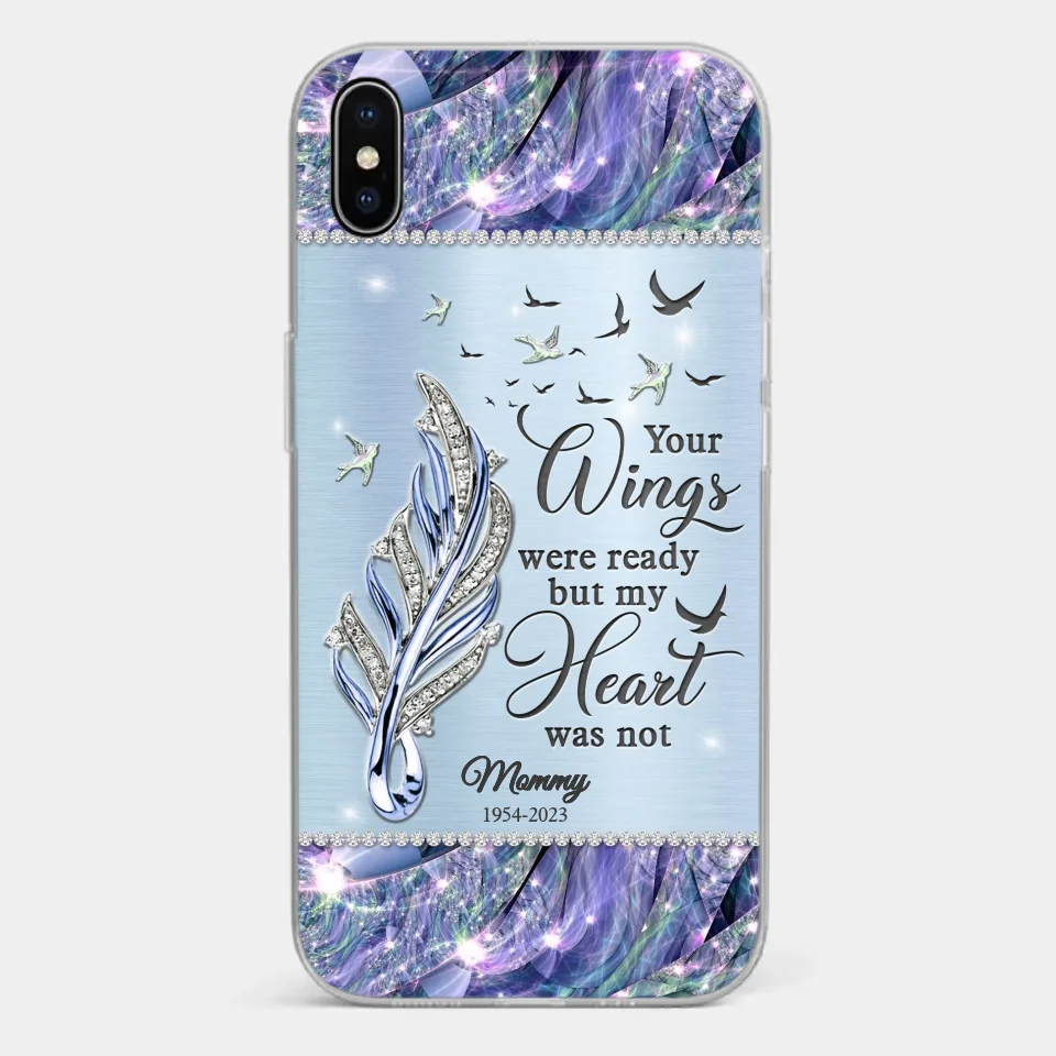 You'll Always Be In My Heart - Memorial Personalized Custom Clear Phone Case - Sympathy Gift For Family Members - Image 25