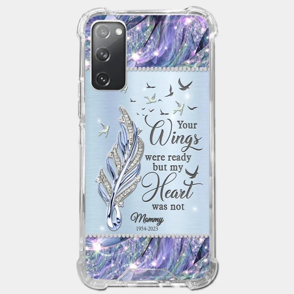 You'll Always Be In My Heart - Memorial Personalized Custom Clear Phone Case - Sympathy Gift For Family Members - Image 38