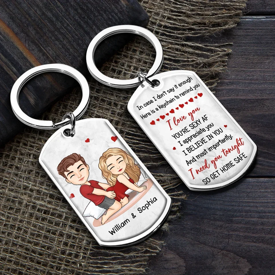 Your Love Is My Greatest Blessing - Couple Personalized Custom Keychain - Christmas Gift For Husband Wife, Anniversary - Image 4