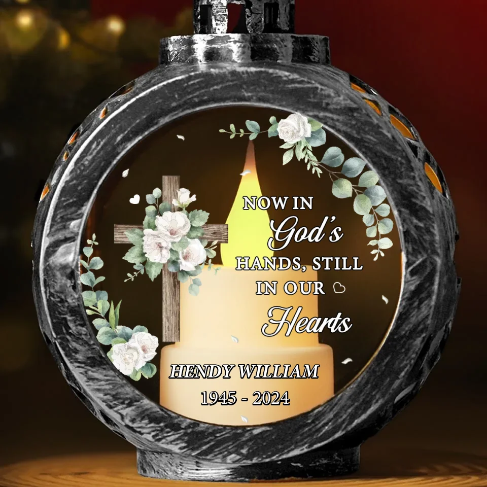 Your Love Will Light Our Way - Memorial Personalized Custom Candlelight Lantern Ornament - Sympathy Gift, Christmas Gift For Family Members - Image 4