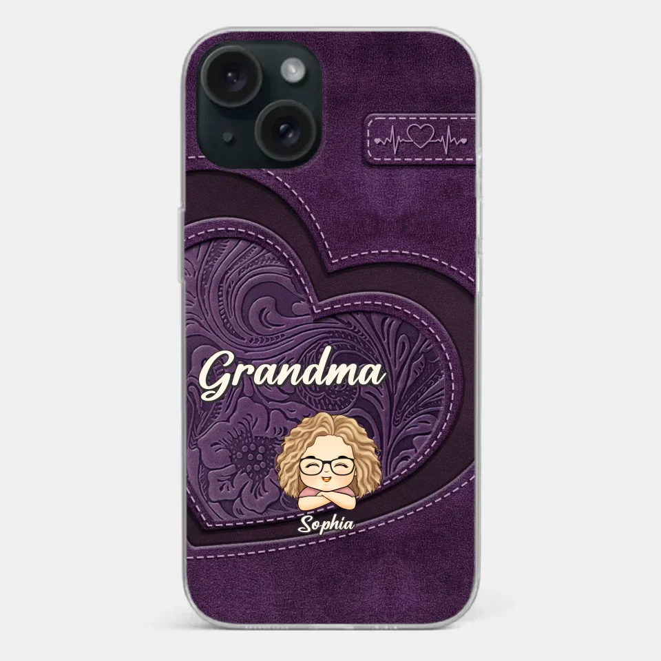 Your Unconditional Love Envelops Us - Family Personalized Custom Clear Phone Case - Gift For Mom, Grandma - Image 22