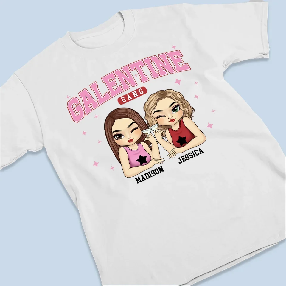 You’re My Happy Place, Bestie - Bestie Personalized Custom Unisex T-shirt, Premium T-shirt, Hoodie - Valentine Gift For Best Friends, BFF, Sisters - Image 3