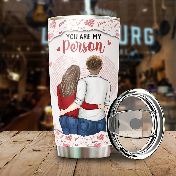 You're My Person, I Wanna Stay Next To You - Gift For Couples, Husband Wife, Personalized Tumbler - Image 3